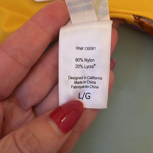 L Space for Anthropologie Bikini Bottom New Size Large Swimsuit Desert Palm NWT - Picture 11 of 13